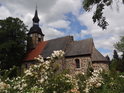 Nicolaikirche, radfahrerkirche, cosi jako cyklistický kostel v obci Steckby.