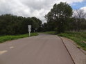 Silnice od přívozu k obci Tochheim.