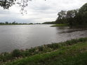 Rozdvojení Labe / Dornburger Alte Elbe u obce Dornburg.