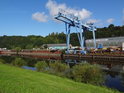 Portálový přístavní jeřáb, Boizenburg.