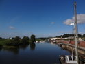 Horní část přístavu Boizenburg je pro osobní lodě.