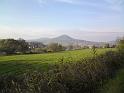 Pohled na Labe od silnice u Nebočad nabízí pěkné panorama Českého středohoří.