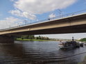 Carolabrücke, železobetonový most přes Labe, Dresden.