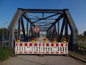 Zavřený most na Breslauer Straße.