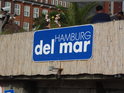 Hamburg na moři je nadsázka, jsme na pravém břehu Severního Labe, asi 100 km od Severního moře.
