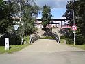 Most přes pravobřežní náhon spojuje město Litoměřice se Střeleckým ostrovem.