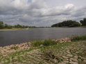 Cíp rozdvojení Alte Elbe, Stromelbe, Magdeburg.