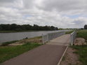 Most přes potok Sülze na levém břehu Stromelbe, Magdeburg.