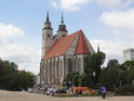 Johanniskirche na levém břehu Stromelbe, Magdeburg.