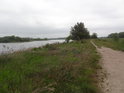 Cesta po levém břehu u Salbker See 1, Magdeburg.