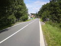První silniční most přes Opatovický kanál v obci Semín.