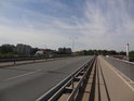 Silniční most Elbebrücke, přes řeku Labe, silnice B169.