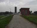 Zvedací most přes Wischhafener Süderelbe.