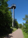 Naprosto úžasná vyhlídková věž na levém břehu Labe, Arneburg.