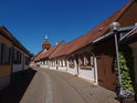 Burgstraße, malebná ulička města Arneburg.