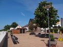 Dolní část nábřeží u Labe v obci Elster.