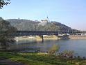 Železniční most přes Labe v Ústí nad Labem. V pozadí zámek Větruše, který stojí na místě bývalé tvrze a na který se zapomnělo téměř 1000 let.