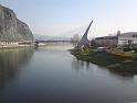 Mariánský most v Ústí nad Labem pohledem z mostu E. Beneše.